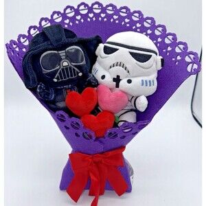 STAR WARS DARTH VADER & STORMTROOPER 14" Plush Bouquet Gift Collectible
